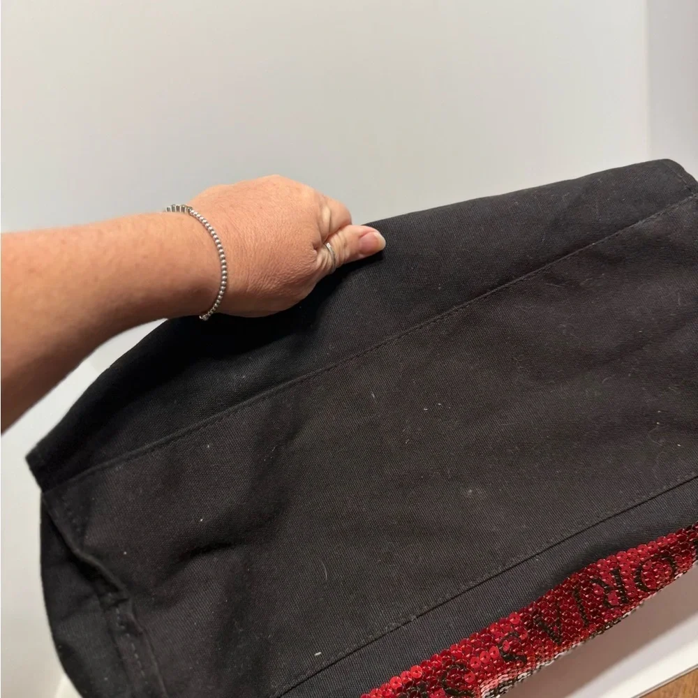 Victoria's Secret Black and Pink Sequin Tote Black Friday 2017 Limited Edition